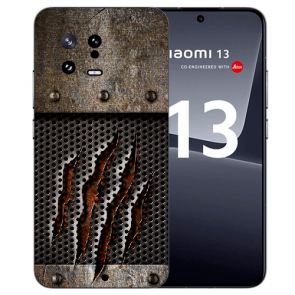 individuelle Schutz Monster-Kralle Hülle Etui mit eigenem Fotodruck für Xiaomi 13 (5G)