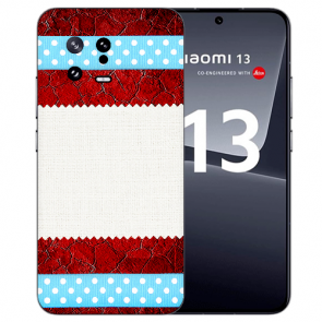Silikon Cover mit Eigene Foto  für Xiaomi 13 (5G) Muster