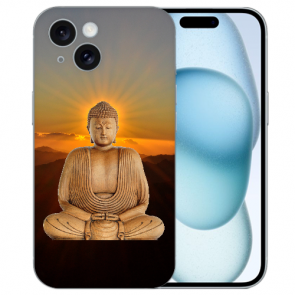 Back Case Schutzhülle Etui Fotodruck Frieden Buddha für iPhone 15 Hülle 