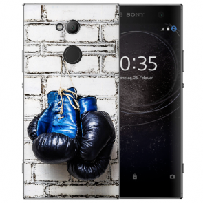 Silikon TPU Hülle mit Foto Druck Boxhandschuhe für Sony Xperia XA2 Ultra