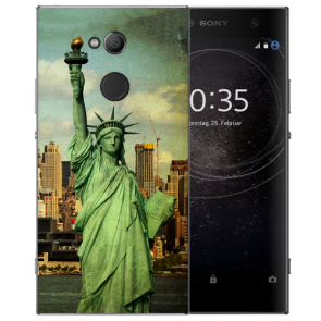 TPU Hülle für Sony Xperia XA2 Ultra mit Foto Druck Freiheitsstatue