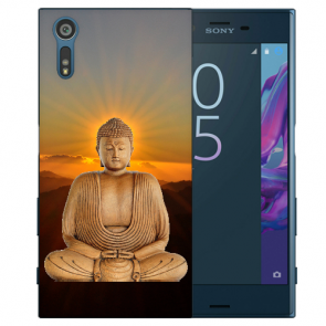 Sony Xperia XZS Schutzhülle TPU Hülle mit Frieden buddha Fotodruck 