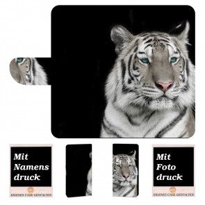 Motorola Moto E5 Play Personalisierte Handyhülle mit Tiger +Fotodruck