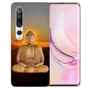 Xiaomi Mi 10 Pro TPU Silikon Hülle mit Fotodruck Frieden buddha 