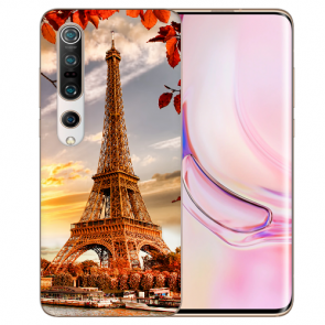 TPU Silikon Hülle mit Fotodruck Eiffelturm für Xiaomi Mi 10 Pro 
