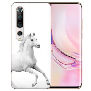 Schutzhülle TPU Silikon mit Pferd Fotodruck für Xiaomi Mi 10 Pro Case