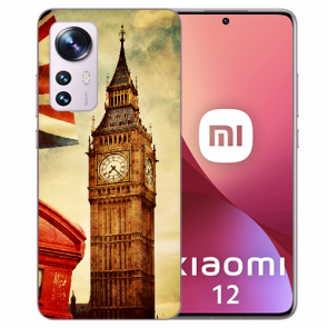 Schutzhülle Silikoncover TPU für Xiaomi 12 (5G) Bilddruck Big Ben London