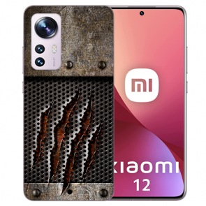 Handycover Silikon TPU Case für Xiaomi 12 (5G) Monster-Kralle Bilddruck 