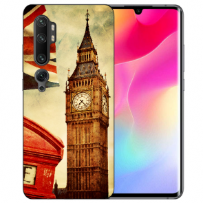 Silikon TPU Hülle mit Fotodruck Big Ben London für Xiaomi Mi CC9 Pro