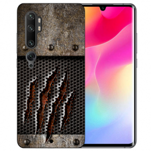 Xiaomi Mi CC9 Pro Silikon TPU Hülle mit Fotodruck Monster-Kralle 