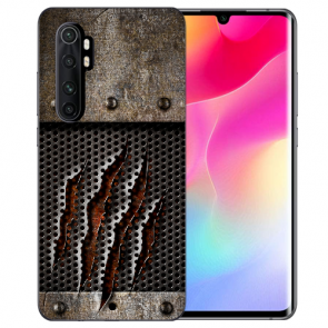 Xiaomi Mi Note 10 Lite Silikon TPU Hülle Case mit Bilddruck Monster-Kralle