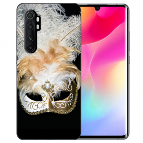 Xiaomi Mi Note 10 Lite Silikon TPU Hülle mit Bilddruck Venedig Maske