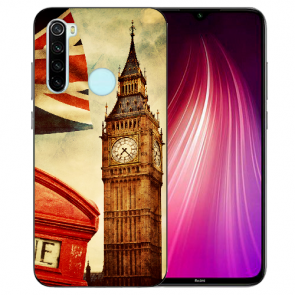 XIAOMI Redmi Note 8 TPU Hülle mit Fotodruck Big Ben London Etui