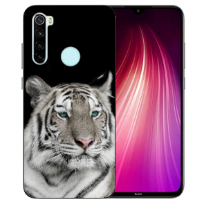 XIAOMI Redmi Note 8 TPU Hülle mit Fotodruck Tiger Etui