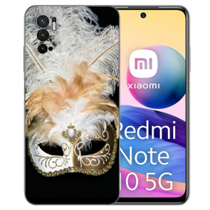 TPU Schutzhülle für Xiaomi Redmi Note 10 5G Venedig Maske Fotodruck 