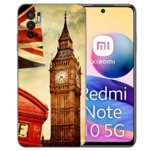 Silikoncover Case TPU für Xiaomi Redmi Note 10 5G Fotodruck Big Ben London