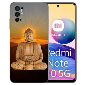 Silikon Case TPU für Xiaomi Redmi Note 10 5GFotodruck Frieden buddha 