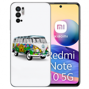 Schutzhülle TPU Flip Case für Xiaomi Redmi Note 10 5G Hippiebus Fotodruck 