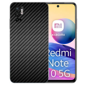 Schutzhülle TPU Silikon Fotodruck Carbon Optik für Xiaomi Redmi Note 10 5G