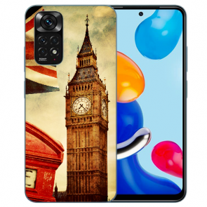 TPU Schutzhülle für Xiaomi Redmi Note 11 /11S (4G) Fotodruck Big Ben London