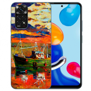 TPU Handy Schale für Xiaomi Redmi Note 11 /11S (4G) Fotodruck Gemälde 