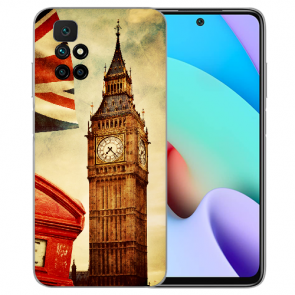Schutzhülle TPU Silikon Case Cover Bilddruck Big Ben London für Xiaomi Redmi 10