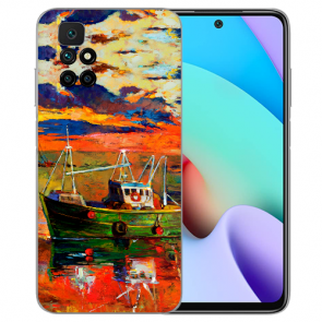 Handy Schale TPU Case für Xiaomi Redmi 10 Gemälde Fotodruck Etui