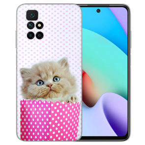 TPU Silikon Case Fotodruck Kätzchen Baby für Xiaomi Redmi 10 Etui