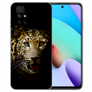 Schutzhülle Flip Case TPU Schale Leopard Bilddruck für Xiaomi Redmi 10