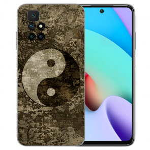 Silikoncover TPU Case für Xiaomi Redmi 10 Yin Yang Fotodruck Etui