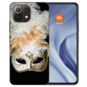 Handy Hülle Silikon TPU für Xiaomi Mi 11 mit Fotodruck Venedig Maske