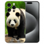 Personalisierte Handy Hülle TPU für iPhone 15 Pro mit eigenem Fotodruck Panda