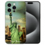 Individuelle Handy Hülle für iPhone 15 Pro mit eigenem Fotodruck Freiheitsstatue