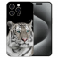 TPU Personalisierte Silikon Cover Case für iPhone 16 Pro mit Fotodruck Tiger Handy Hülle 