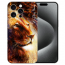Silikon TPU Individuelle Cover für iPhone 16 Pro Etui mit Bilddruck Löwenkopf Porträt