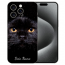 TPU Personalisierte Hülle für iPhone 15 Pro Max mit eigenem Fotodruck Schwarz Katze