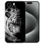TPU Handy Hülle mit eigenem Fotodruck Tiger Schwarz Weiß für iPhone 15 Pro Max Hülle