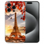 Personalisierte Silikon Schale Cover Case für iPhone 15 Pro Max mit eigenem Bilddruck Eiffelturm