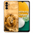Silikon Handy Hülle Schutzhülle TPU Löwe Fotodruck für Samsung Galaxy A55 (5G) Cover Case