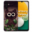Schutzhülle TPU Handy Hülle für Samsung Galaxy A55 (5G) Cover Kaffee Eule Fotodruck Cover 