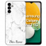 Silikon Handy Hülle Cover Case für Samsung Galaxy A25 (5G) mit eigenem Bilddruck Marmoroptik Case