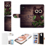 Flipcase Handy Tasche für Samsung Galaxy S24 (5G) Bilddruck Kaffee Eule