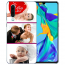 Huawei P30 Silikon / TPU Case mit foto namen Druck