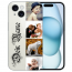 Schutzhülle Silikon TPU Cover mit  eigenem Fotodruck für iPhone 15