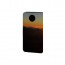 Motorola Moto E4 Schutzhülle Handy Tasche Hülle mit Sonnenaufgang + Foto Druck