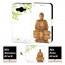 Huawei Y3 2018 Personalisierte Handyhülle Tasche mit Frieden Buddha + Foto Druck