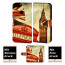 Huawei Y6 2018 Handy Hülle Tasche mit Big Ben-London + Bild + Logo Text Druck