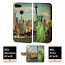 Huawei Y6 2018 Handy Hülle Tasche Etui mit Freiheitsstatue + Foto + Text Druck