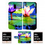 Nokia 2 Schutzhülle Handy Tasche Hülle Etui mit Lotosblumen + Foto Text Druck