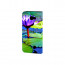 Samsung Galaxy A7 (2017) Handy Hülle Tasche mit Lotosblumen + Bild Druck Etui